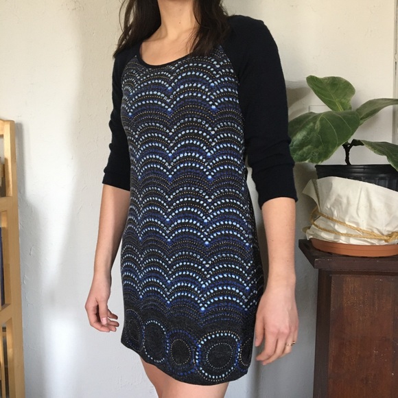 Patterned sweater dress, Small - Picture 2 of 6